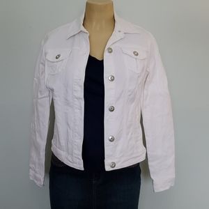 Dress Barn white Jean jacket